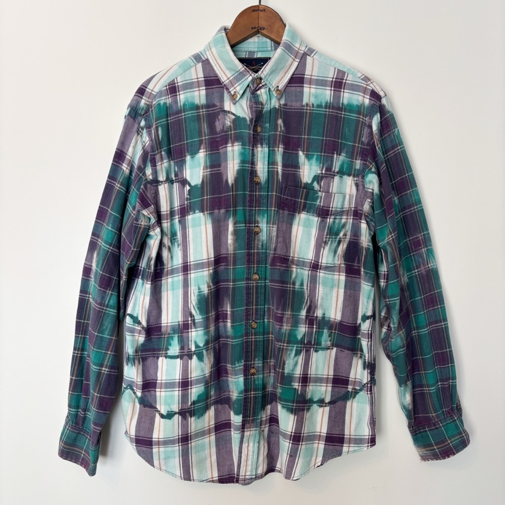 Urban Outfitters Vintage Renewal Tie-Dye Button Down Shirt Medium